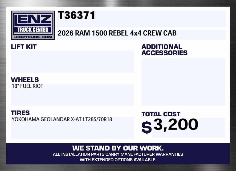 Used 2026 RAM 1500 Rebel AWD/4WD video 2