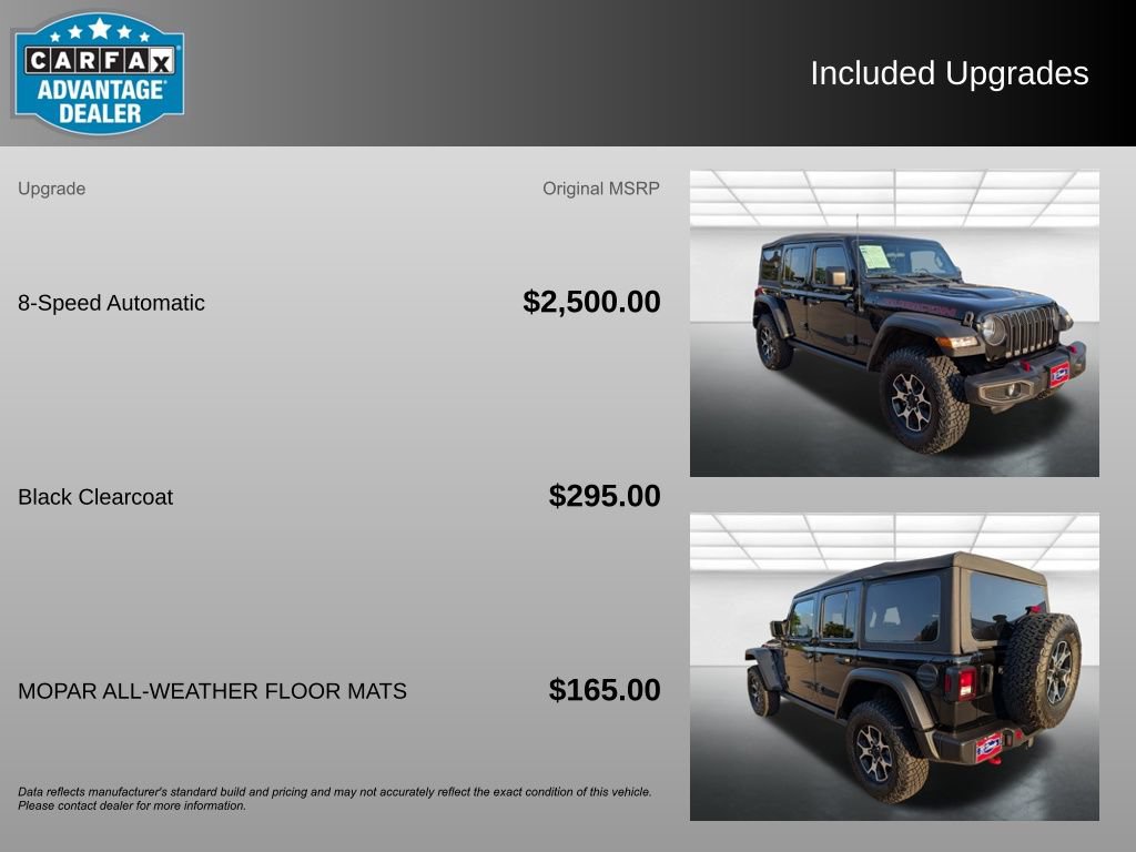 Used 2021 Jeep Wrangler Unlimited Rubicon AWD/4WD image 3