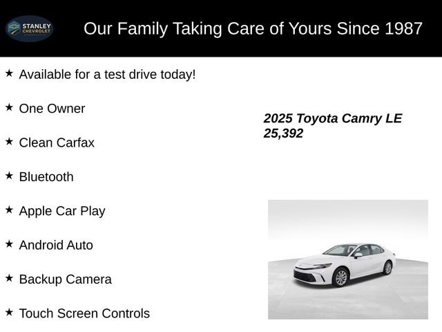 Used 2025 Toyota Camry LE image 9