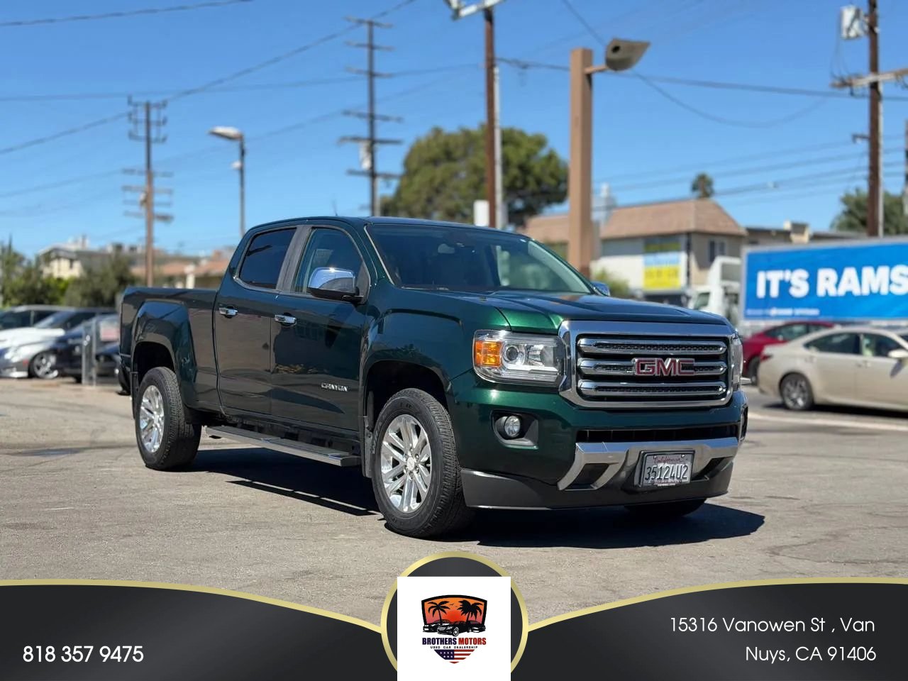 Used 2016 GMC Canyon SLT w/ LPO, Gearon Bar Package