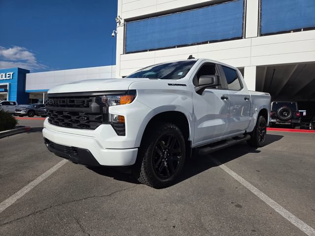 Certified 2025 Chevrolet Silverado 1500 Custom w/ Turbomax Blackout Package AWD/4WD image 2