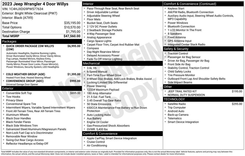 Used 2023 Jeep Wrangler Willys image 21