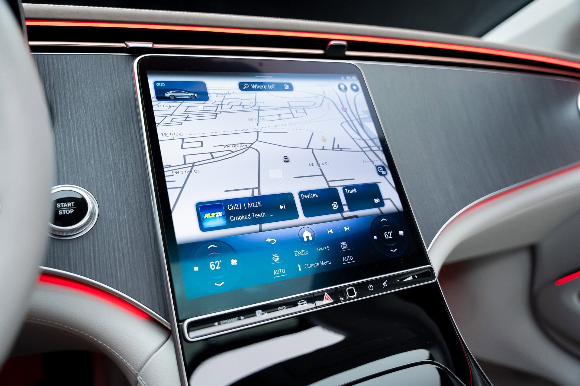 Used 2023 Mercedes-Benz EQS 450+ Sedan w/ AMG Line Exterior Package image 47