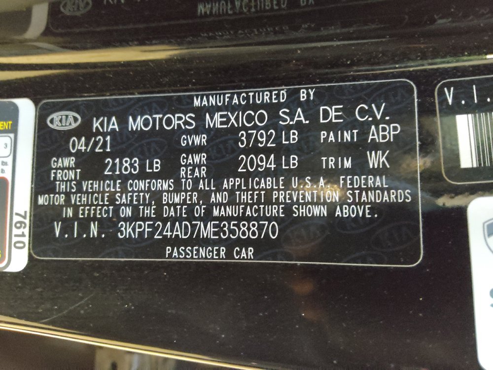 Used 2021 Kia Forte LXS FWD image 33