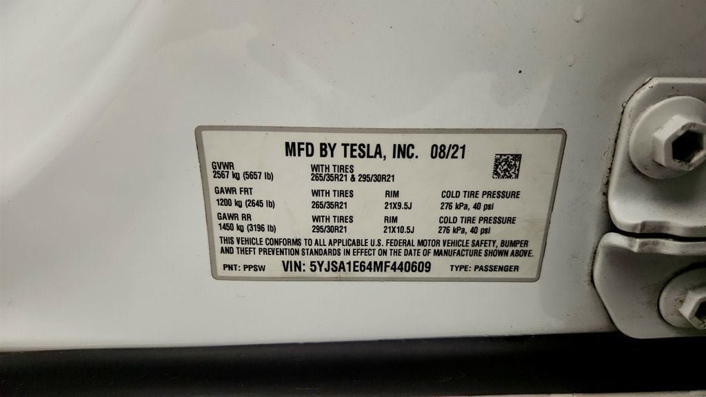 Used 2021 Tesla Model S Plaid AWD/4WD image 23
