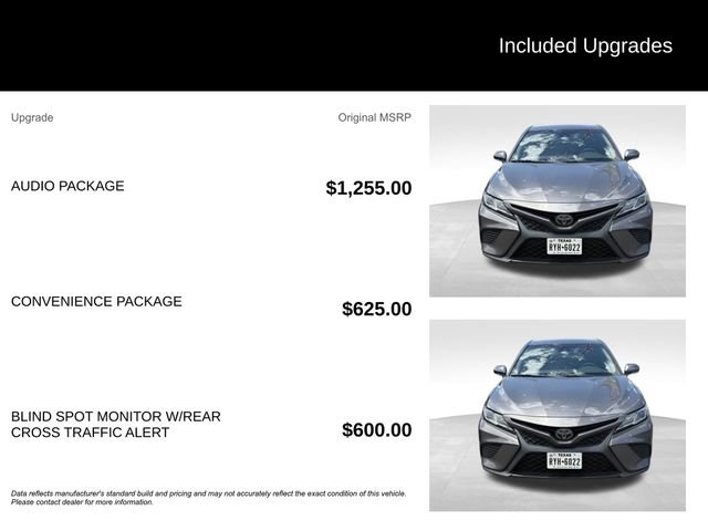 Used 2018 Toyota Camry SE w/ Audio Package FWD image 5