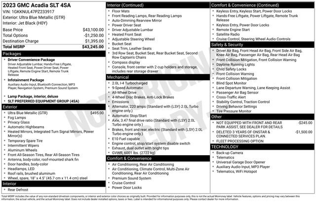 Used 2023 GMC Acadia SLT image 22