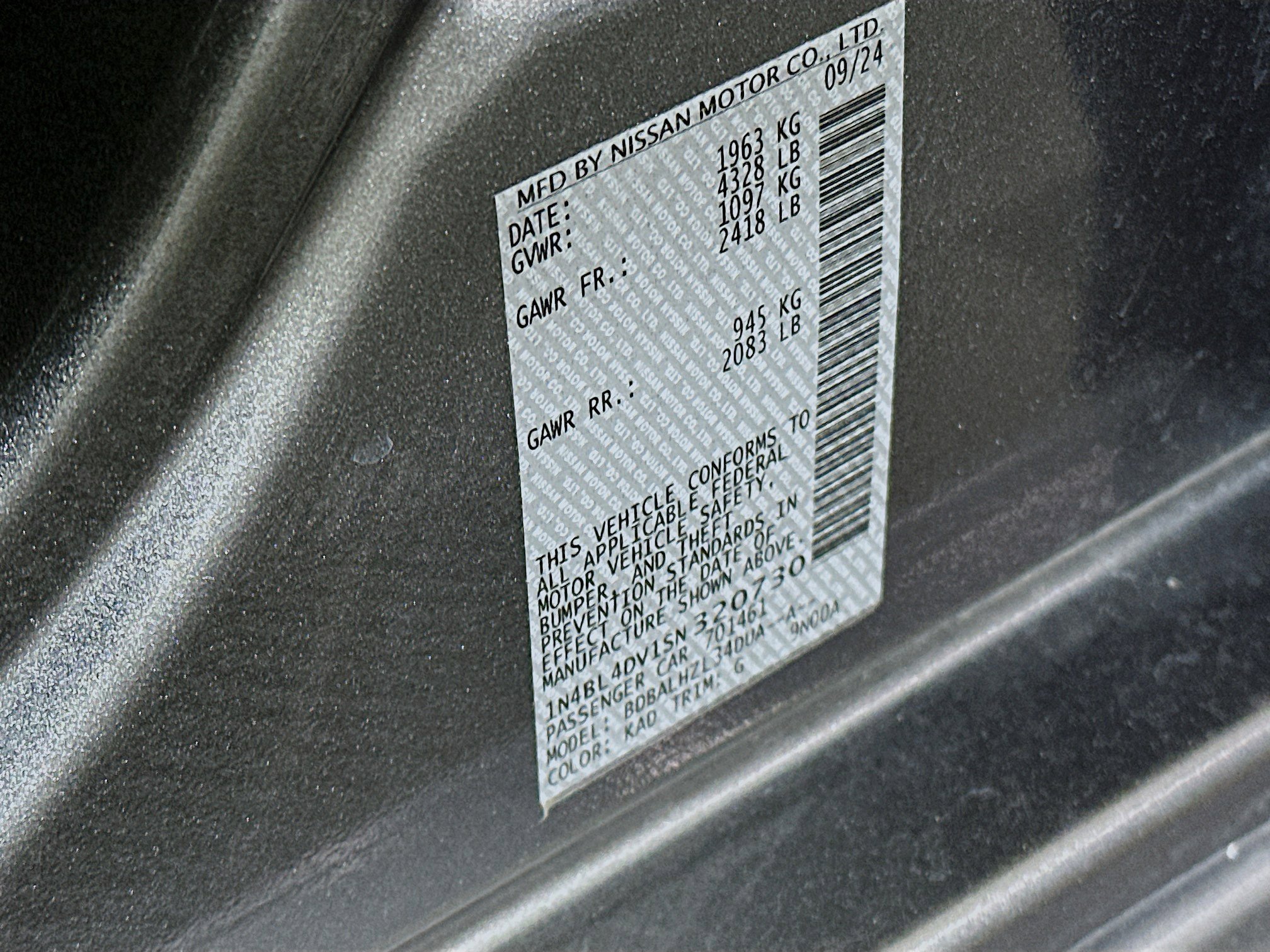 Used 2025 Nissan Altima 2.5 SV image 12