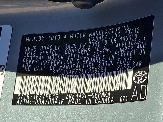 Used 2013 Toyota Corolla LE FWD image 24