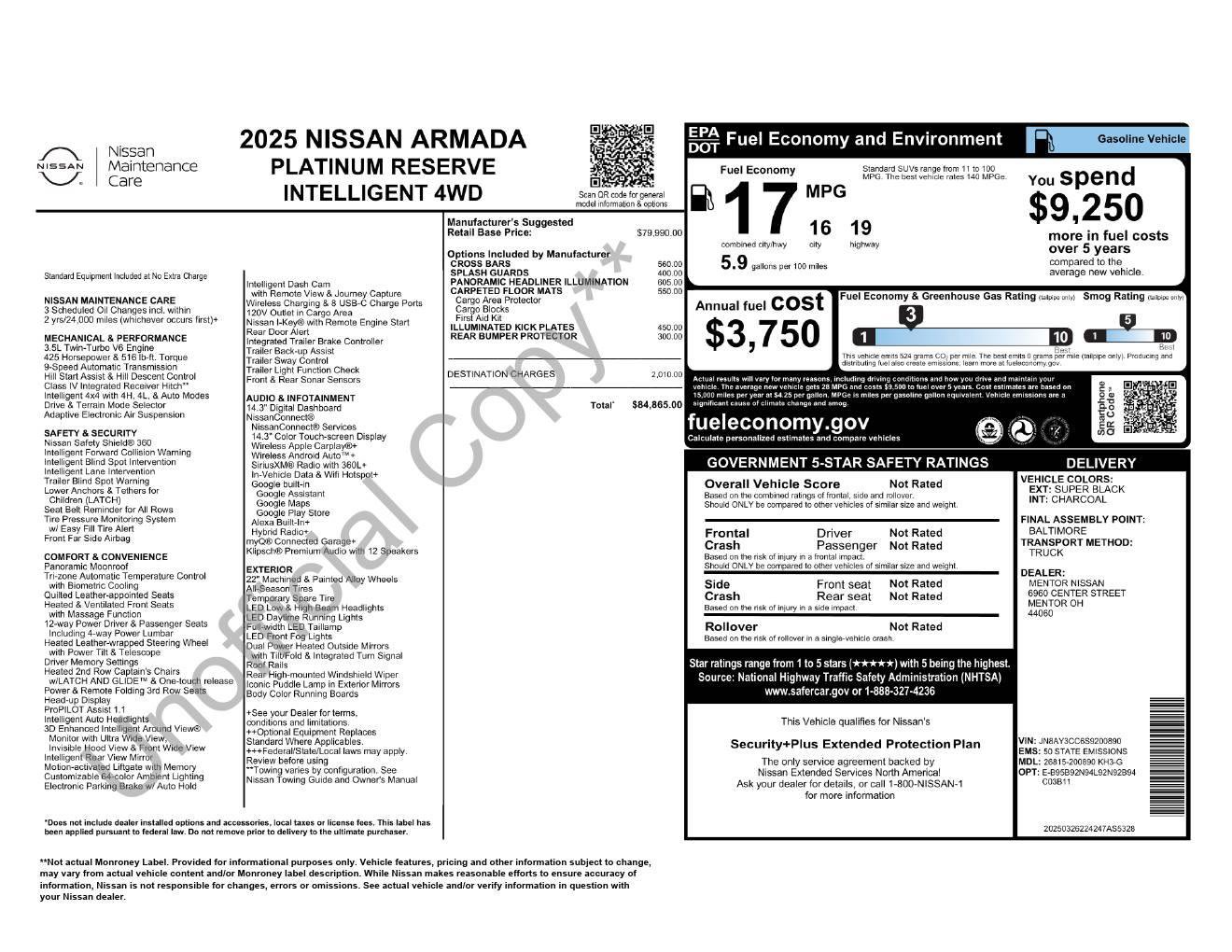 Certified 2025 Nissan Armada Platinum Reserve image 13