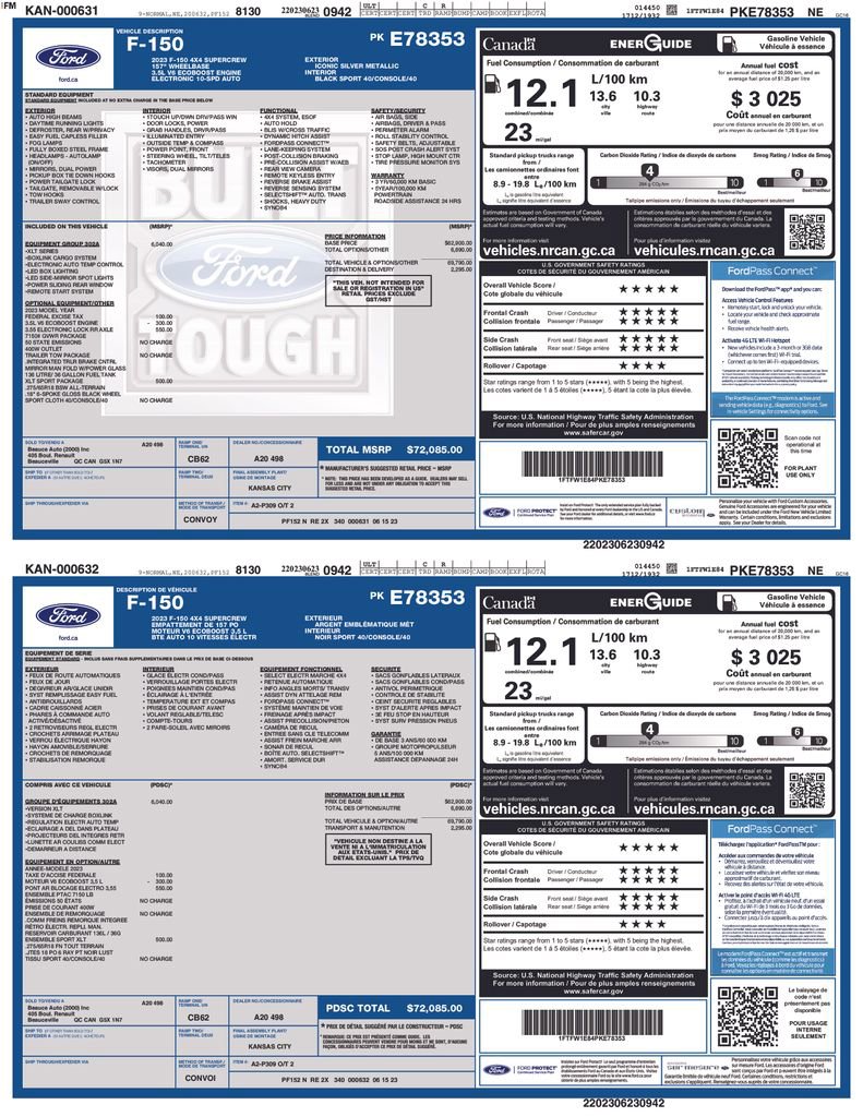 Used 2023 Ford F150 XLT w/ Equipment Group 302A High image 2