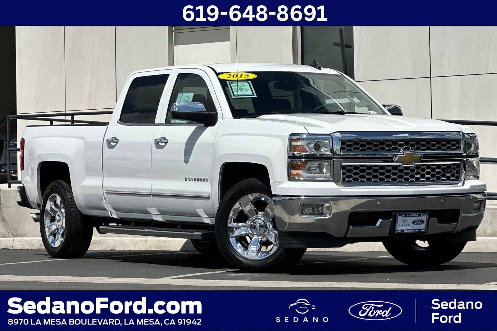 Used 2015 Chevrolet Silverado 1500 LTZ w/ Driver Alert Package RWD image 1