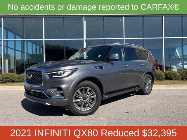 Used 2021 INFINITI QX80 Luxe w/ All-Season Package