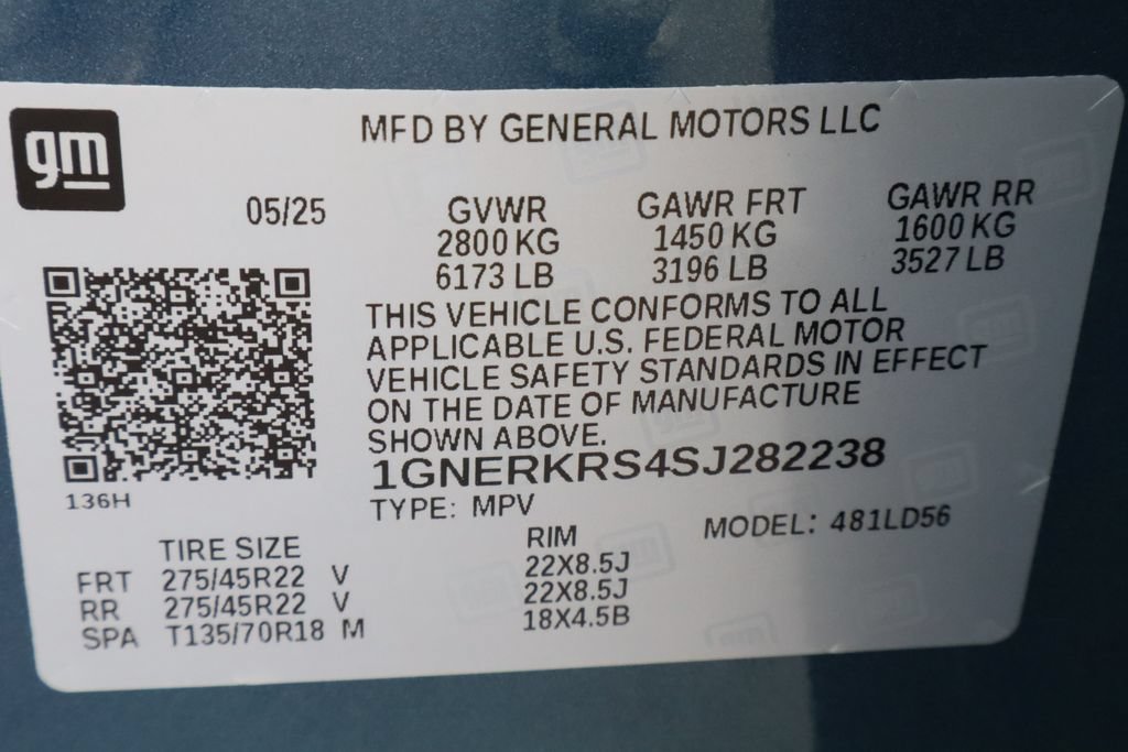 Certified 2025 Chevrolet Traverse High Country w/ LPO, Floor Liner Package FWD image 38