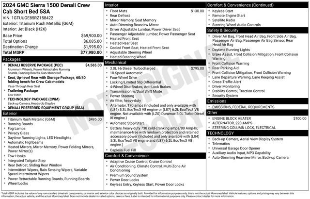 Used 2024 GMC Sierra 1500 Denali w/ Denali Reserve Package image 44