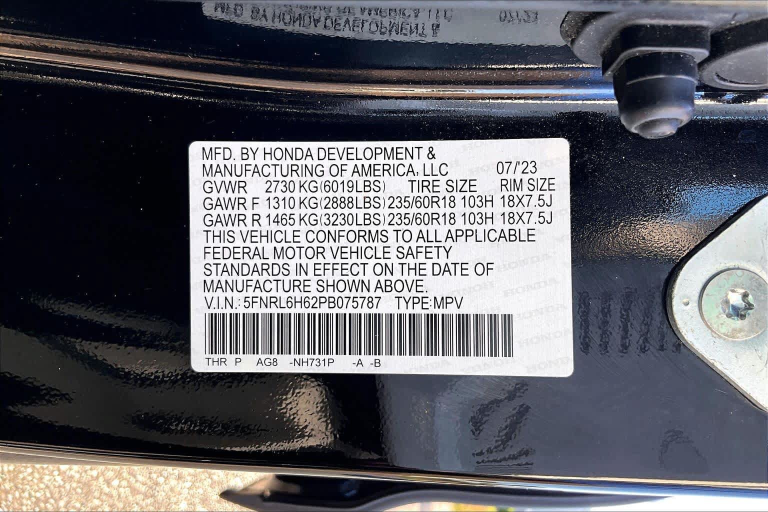 Used 2023 Honda Odyssey EX-L image 36