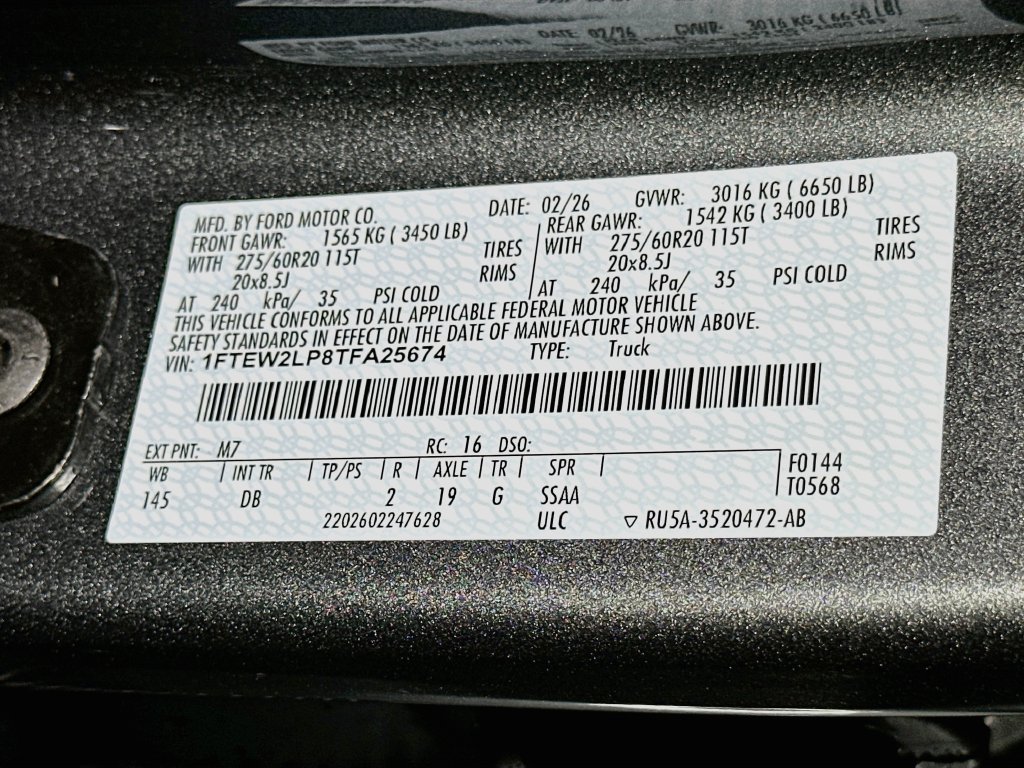 New 2026 Ford F150 STX w/ Equipment Group 200A AWD/4WD image 20