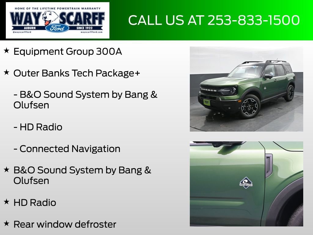 New 2025 Ford Bronco Sport Outer Banks w/ Outer Banks Tech Package+ image 6