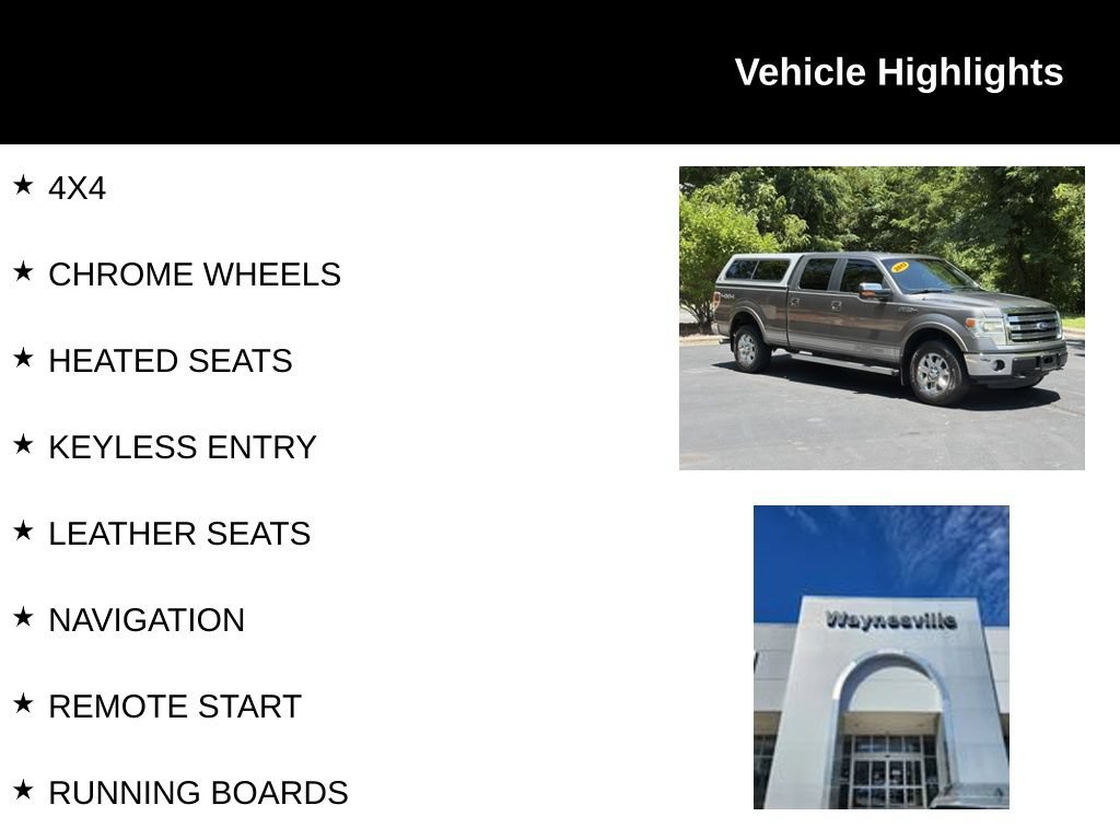 Used 2013 Ford F150 Lariat w/ Luxury Equipment Group AWD/4WD image 2