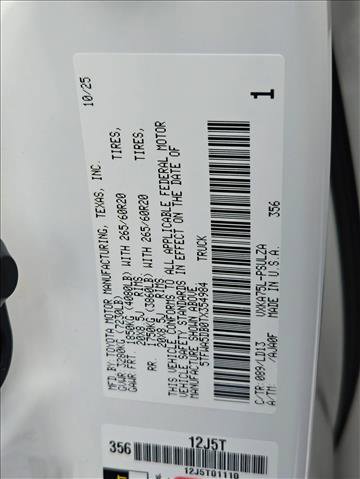 New 2026 Toyota Tundra Limited image 16