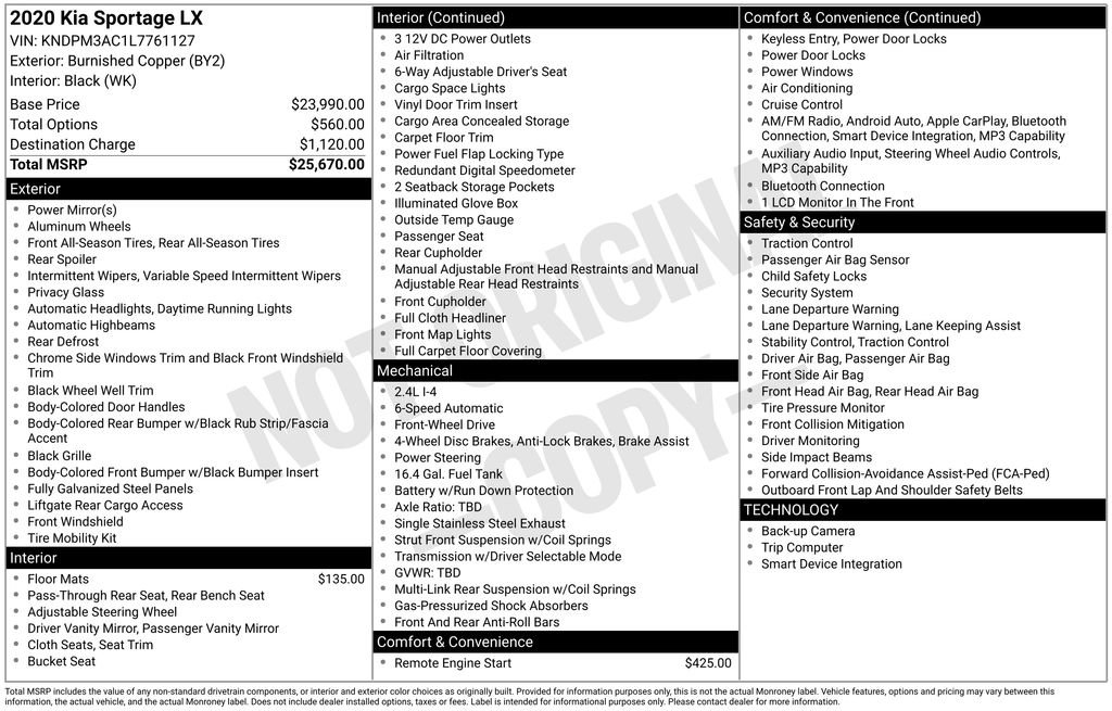 Used 2020 Kia Sportage LX image 4