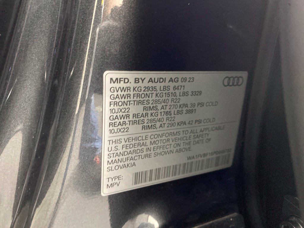 Used 2023 Audi Q8 Prestige w/ Prestige Package AWD/4WD image 36