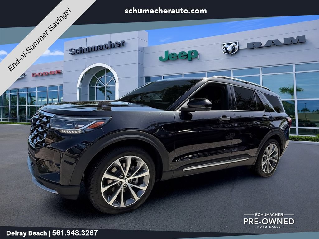 Used 2025 Ford Explorer Platinum w/ Ultimate Package RWD image 3