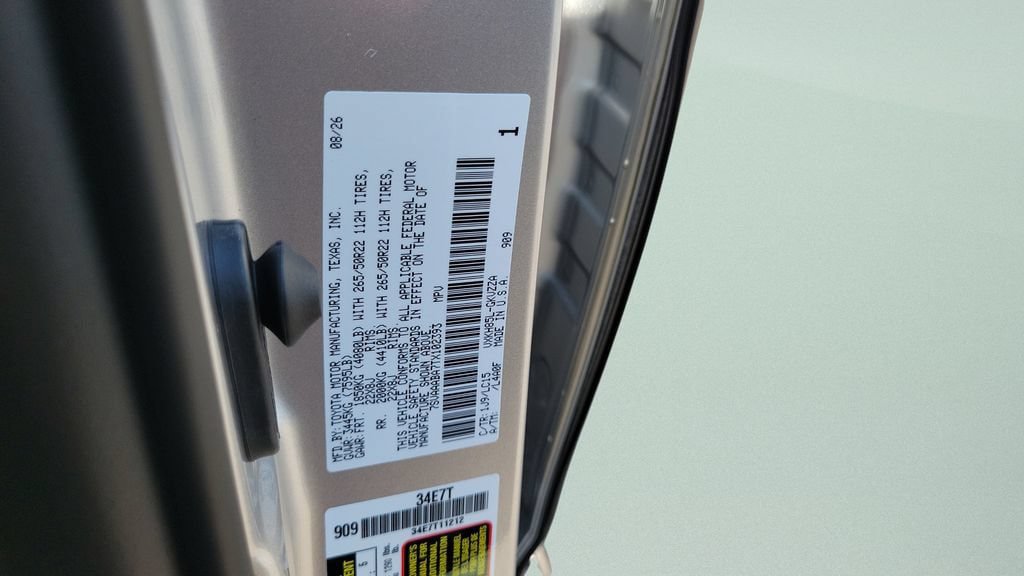 New 2026 Toyota Sequoia Capstone AWD/4WD image 24