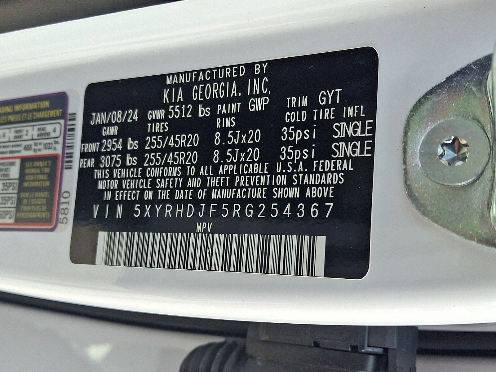 Used 2024 Kia Sorento X-Line EX AWD/4WD image 27