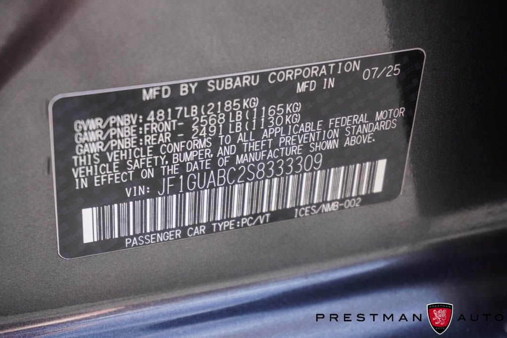 Used 2025 Subaru Impreza 2.0i AWD/4WD image 20