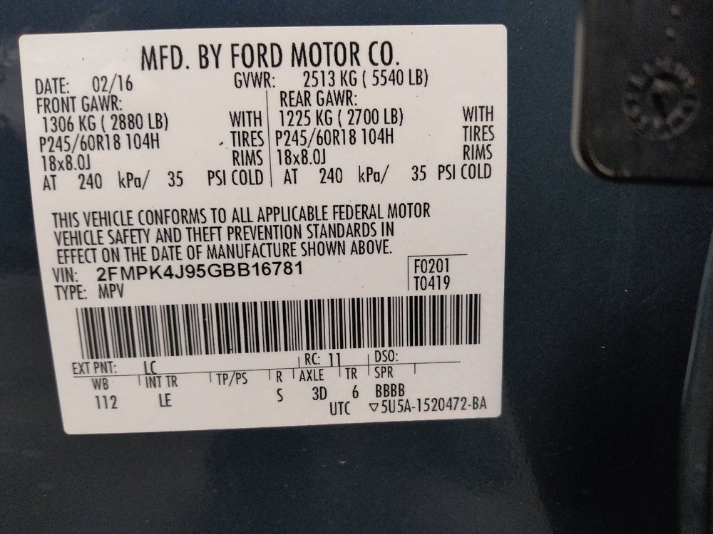 Used 2016 Ford Edge SEL w/ Equipment Group 201A image 33