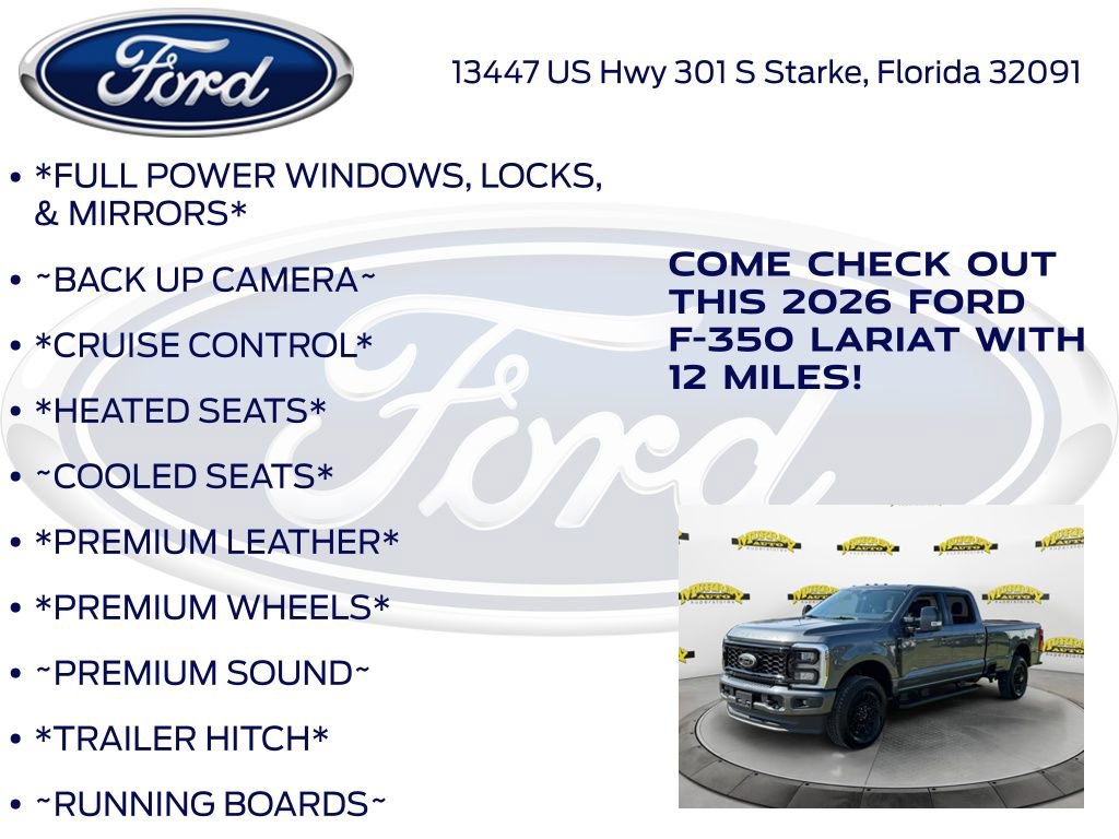 New 2026 Ford F350 Lariat image 10