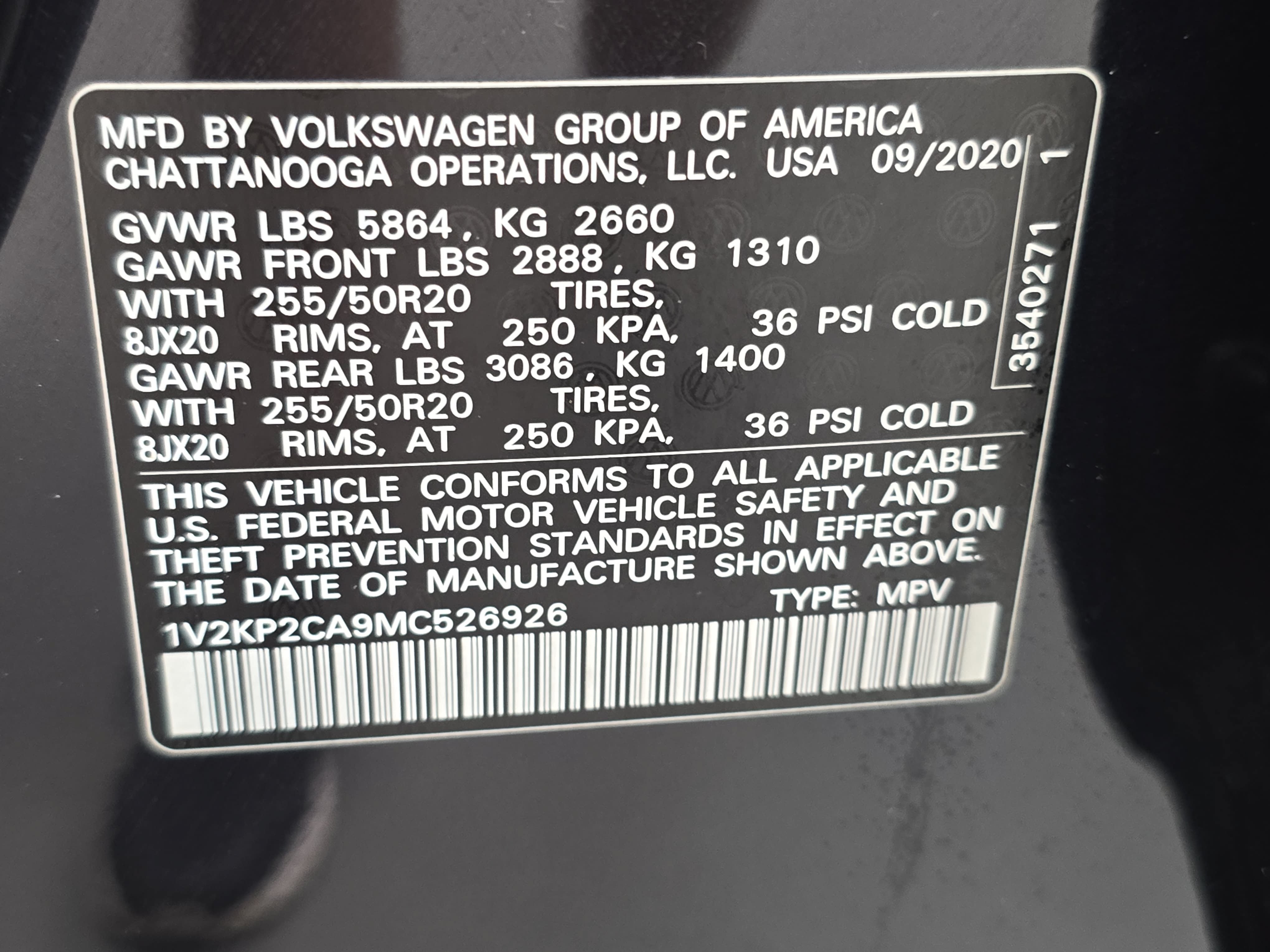 Used 2021 Volkswagen Atlas SE w/ Panoramic Sunroof Package AWD/4WD image 36