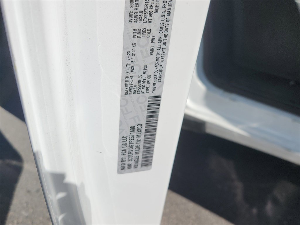 Used 2023 RAM ProMaster 2500 image 19