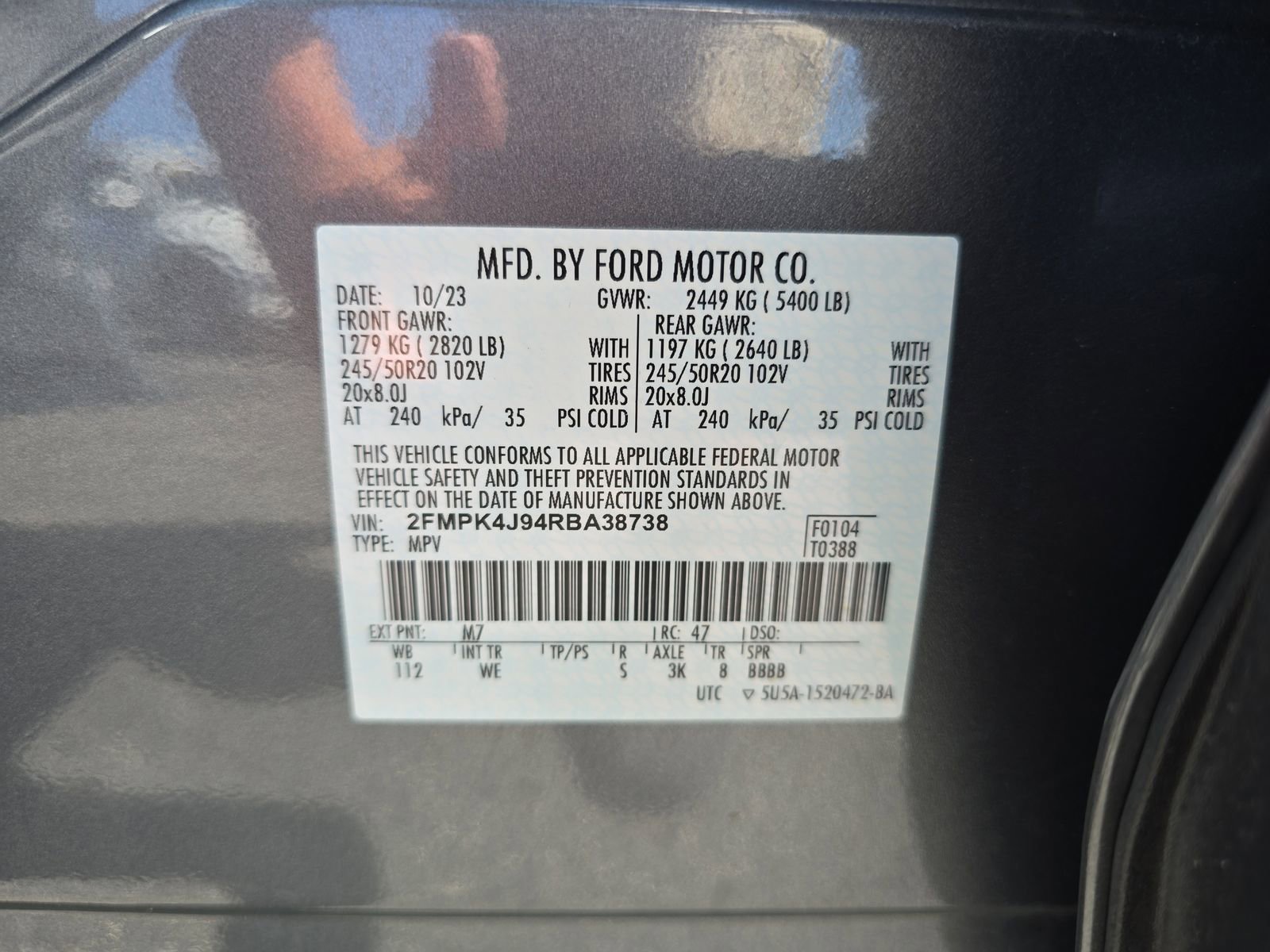 Used 2024 Ford Edge ST-Line AWD/4WD image 30