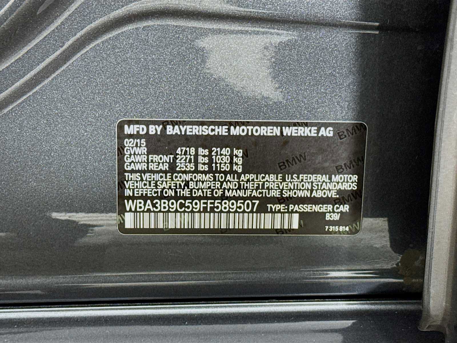 Used 2015 BMW 335i xDrive Sedan image 29