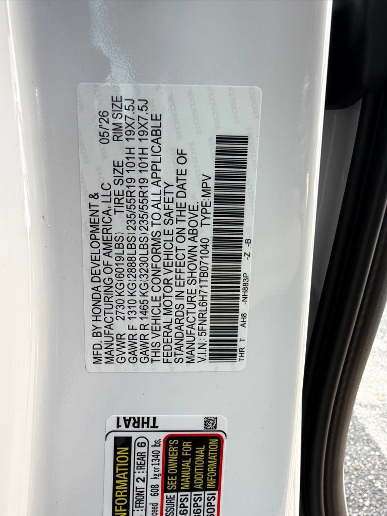 New 2026 Honda Odyssey Sport-L image 25