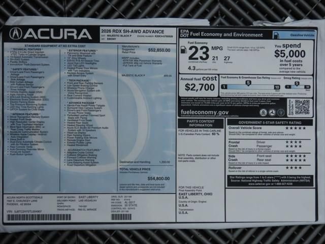 New 2026 Acura RDX SH-AWD w/ Advance Package image 9
