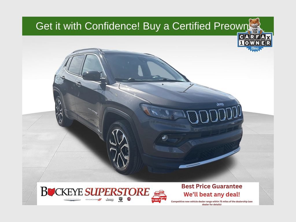 Certified 2023 Jeep Compass Limited AWD/4WD image 1