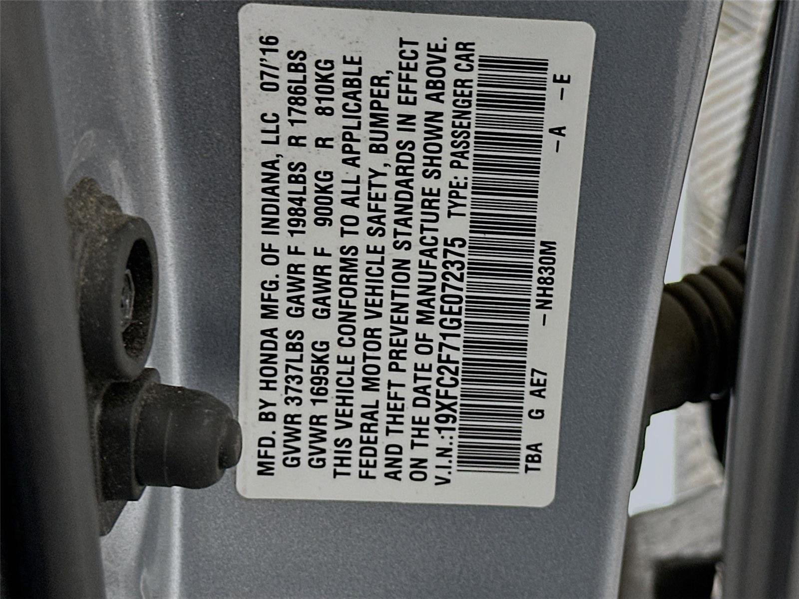 Used 2016 Honda Civic EX image 22