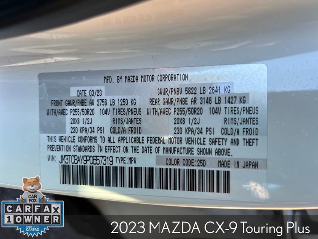 Used 2023 MAZDA CX-9 Touring Plus image 33