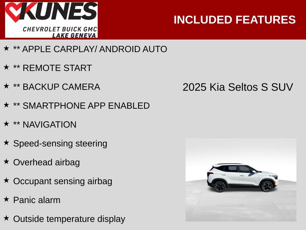 Used 2025 Kia Seltos S image 2