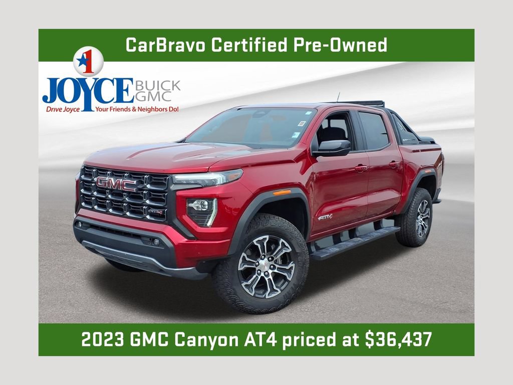 Certified 2023 GMC Canyon AT4 w/ LPO, Sports Bar Package