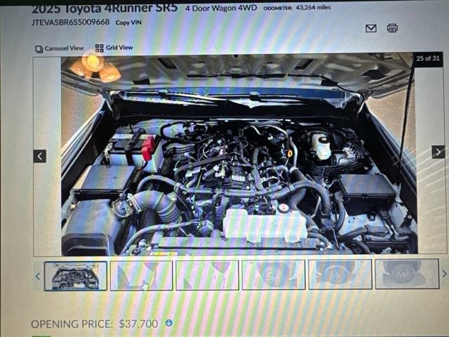Used 2025 Toyota 4Runner SR5 AWD/4WD image 16