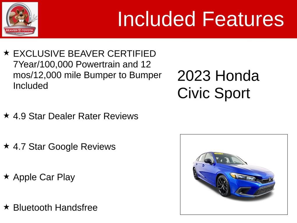 Used 2023 Honda Civic Sport image 4