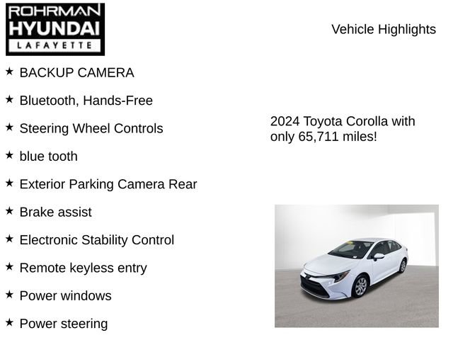 Used 2024 Toyota Corolla LE FWD image 7