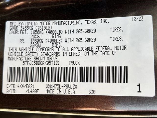 Used 2024 Toyota Tundra Limited w/ Power Package image 36