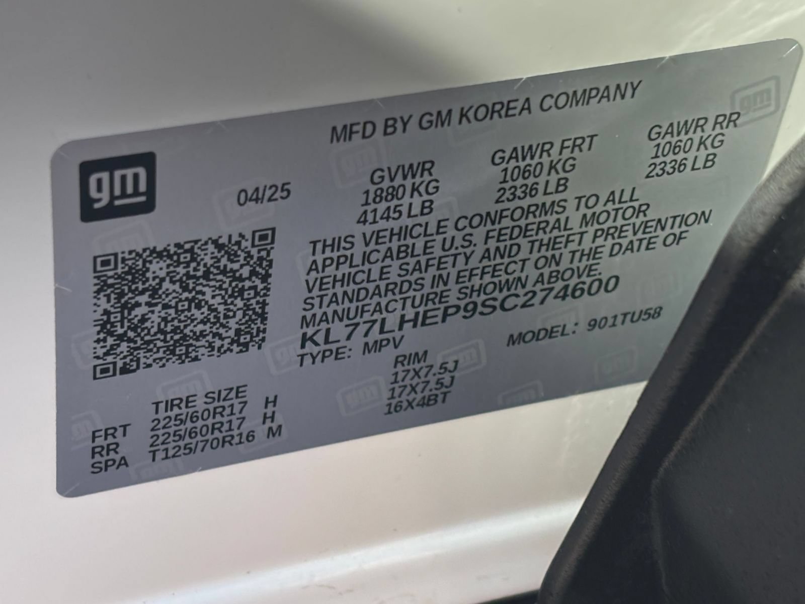 Used 2025 Chevrolet Trax LT w/ LT Convenience Package FWD image 54