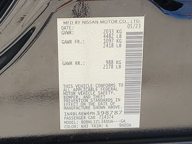 Certified 2023 Nissan Altima 2.5 SL AWD/4WD image 14