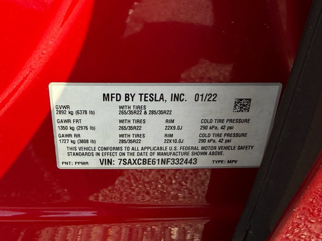 Used 2022 Tesla Model X Plaid AWD/4WD image 43